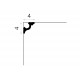 Cornisa flexibila MD172F 40x40 mm