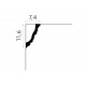 Cornisa tavan MDA098 116x74 mm