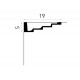 Cornisa tavan MDB130 50x190 mm