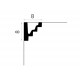 Cornisa tavan MDB134 80x80 mm