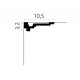 Cornisa tavan MDB162 32x105 mm
