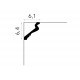 Cornisa tavan MDB185 64x61 mm