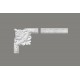 Coltar brau decorativ Mardom MDC258-13
