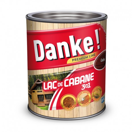 Lac de Cabane 3 in 1 Danke Cedru 0.75L
