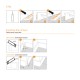 Plinta alba 80 mm STIQ STX820 Arbiton