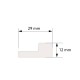 Terminatie dreapta panou riflaj Cashmere L0101K 2.70 m