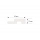 Terminatie dreapta panou riflaj Cashmere L0201K 2.70 m
