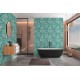 Tapet imitatie marmura verde PintWalls