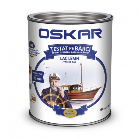 Lac pentru lemn Oskar Yacht 3 in 1 Stejar 0.75L