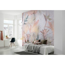 Fototapet eclectic Acuarela pe beton